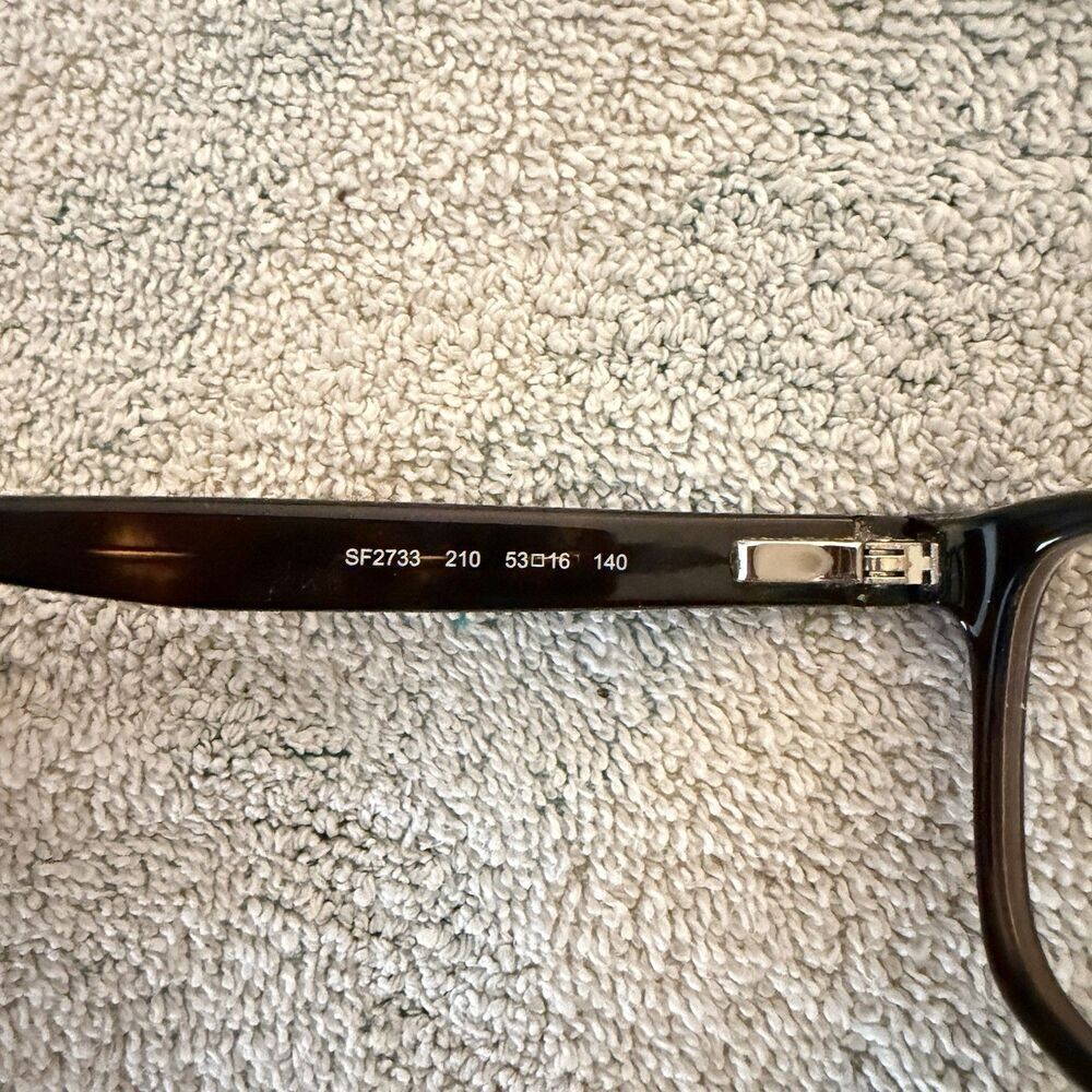 Salvatore Ferragamo Black Eyeglasses Frames Only SF2733 Unisex Hardshell Case - Picture 9 of 15